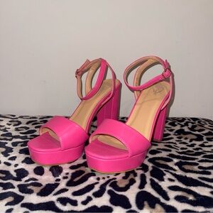 Windsor Pink Platform Heels